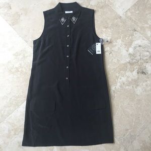Equipment NWT Black Silk Dress